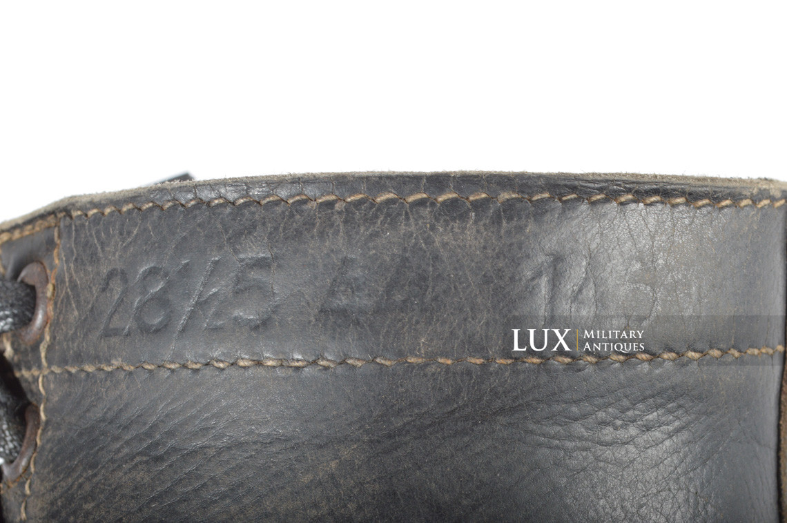 Late-war German « special issue » panzer low ankle combat boots - photo 17