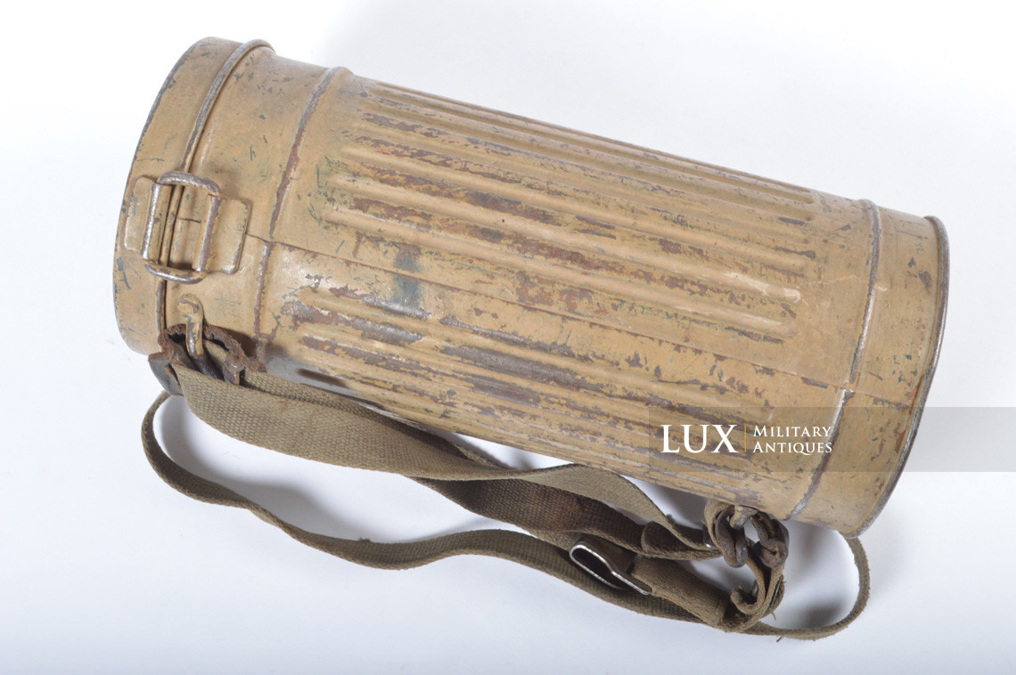 German gas mask canister in tan camouflage, « DAK » - photo 8