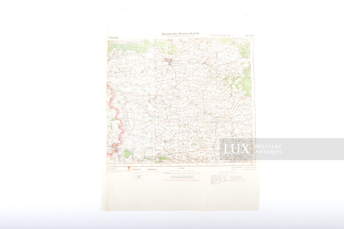 German issued combat map board, « field modified » - photo 27