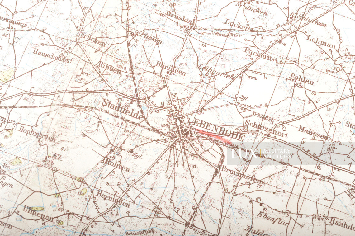 German issued combat map board, « field modified » - photo 35