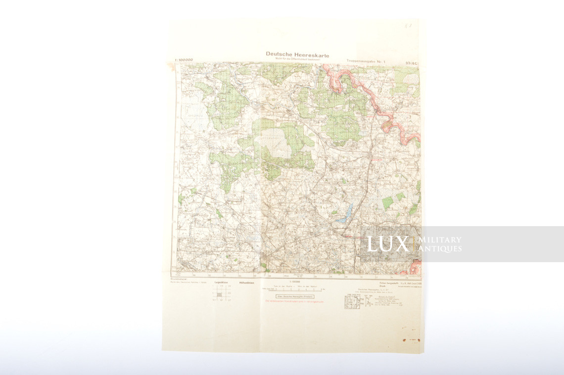 German issued combat map board, « field modified » - photo 37