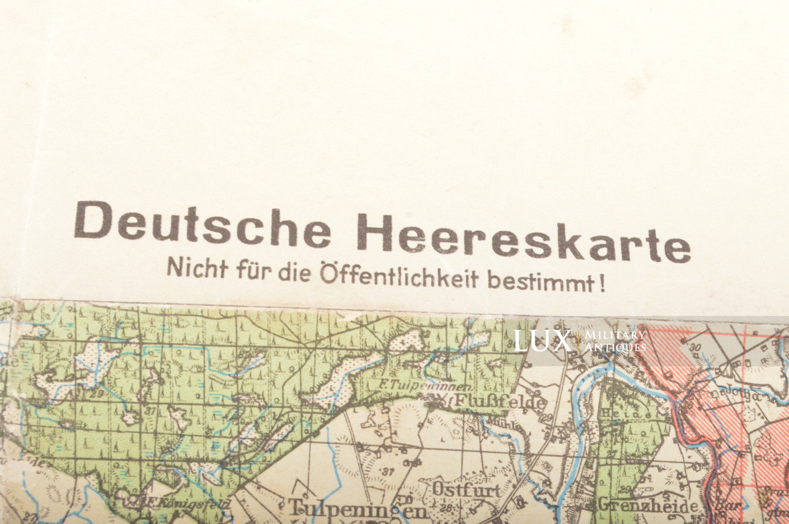 German issued combat map board, « field modified » - photo 38