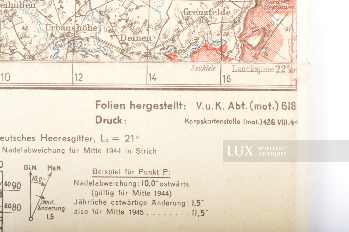 German issued combat map board, « field modified » - photo 40