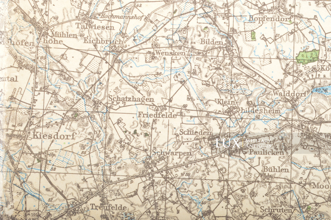 German issued combat map board, « field modified » - photo 42