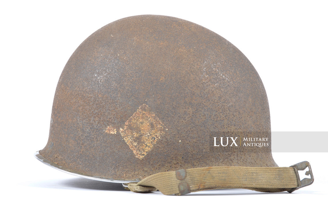 USM1 helmet, 101st AB, 501st Infantry Regiment named helmet, « KIA - Normandy » - photo 4