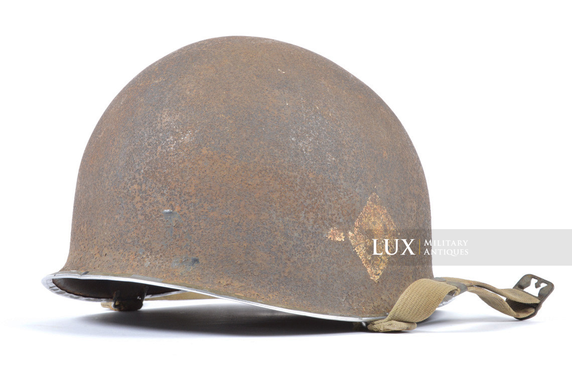 Casque USM1 101st AB, 501st PIR, 3rd Battalion, identifié, « KIA - Normandie » - photo 10