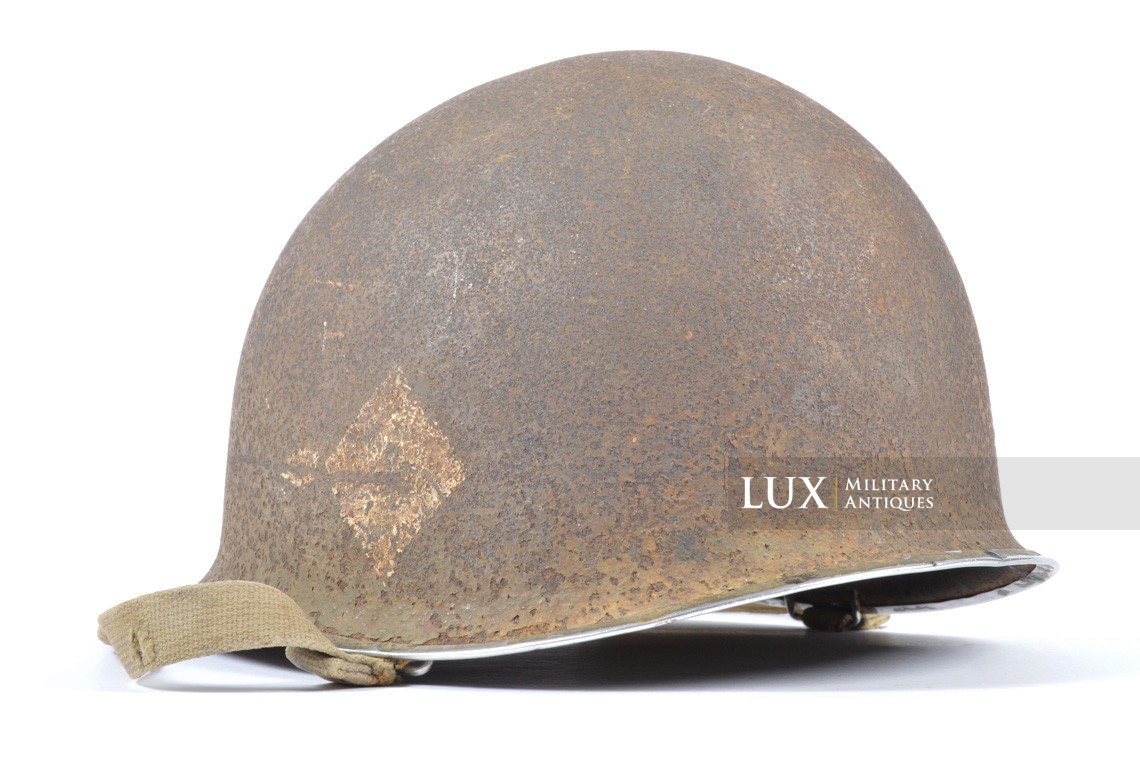 Casque USM1 101st AB, 501st PIR, 3rd Battalion, identifié, « KIA - Normandie » - photo 12