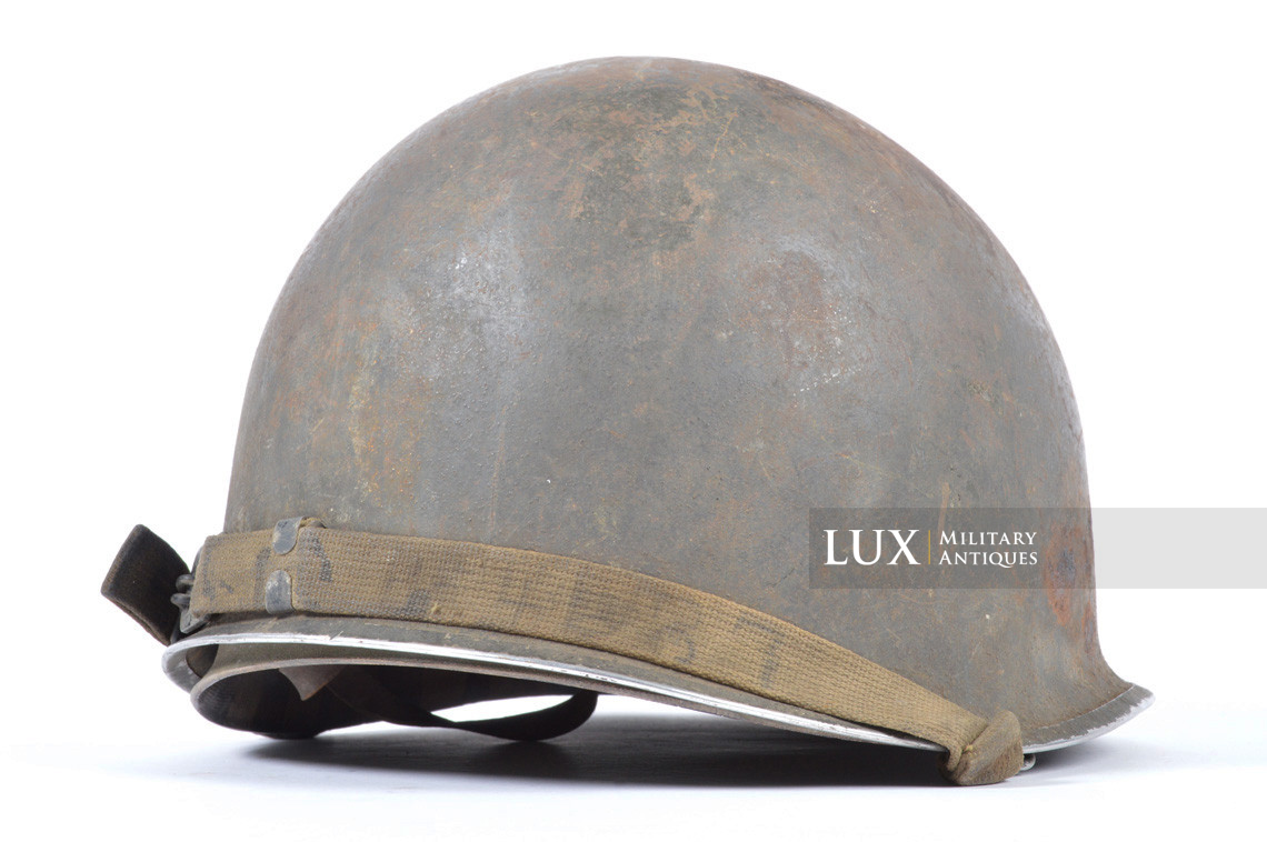 USM1 front seam fixed bale combat helmet set, « untouched / as-found » - photo 7