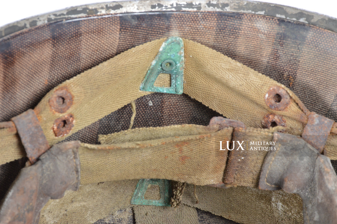 USM1 front seam fixed bale combat helmet set, « untouched / as-found » - photo 25