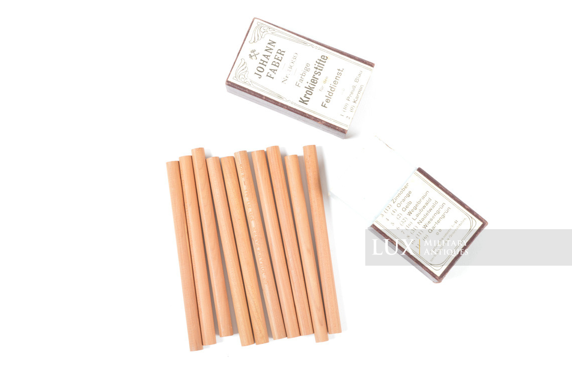 Rare German military color pencil set, « FABER » - photo 7