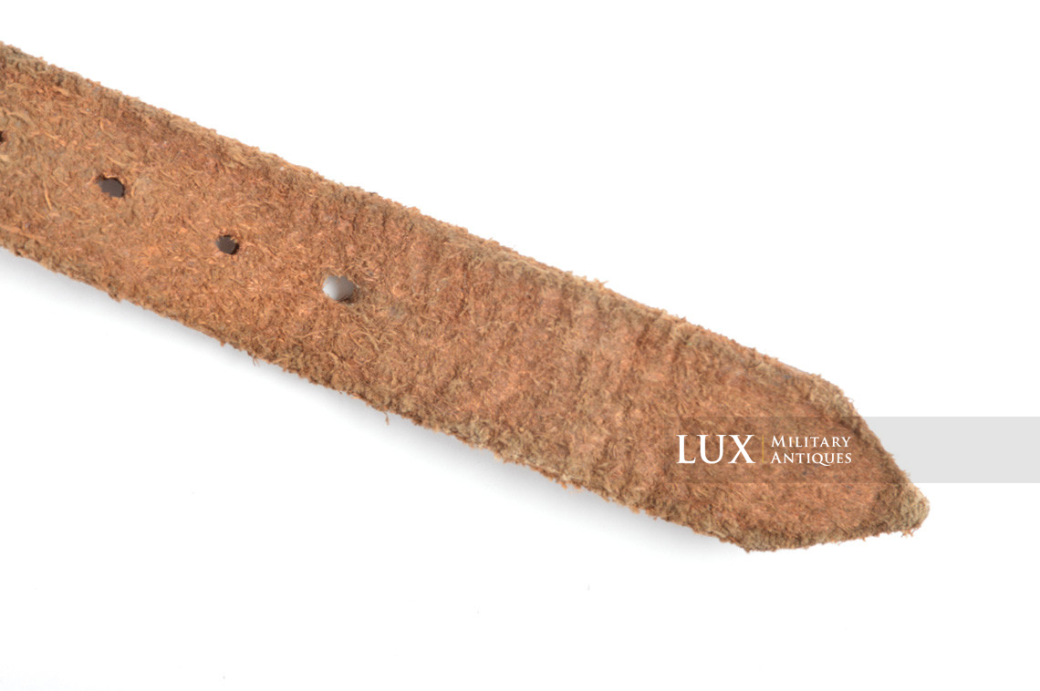 Early German equipment strap in natural brown leather, « 1939 » - photo 8