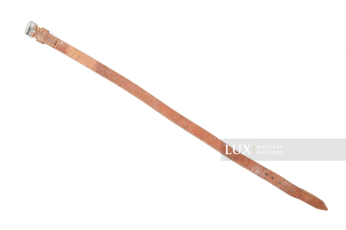 Early German equipment strap in natural brown leather, « 1939 » - photo 9