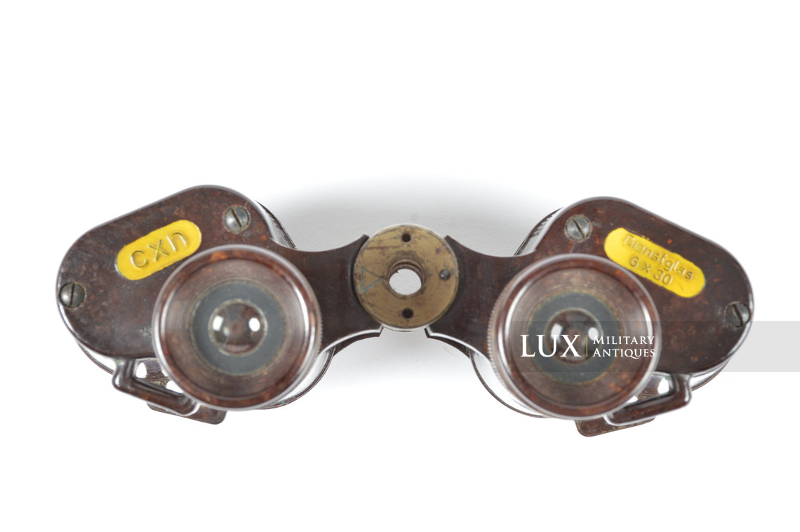 Jumelles allemandes Dienstglas 6x30 en bakélite, « cxn » - photo 8