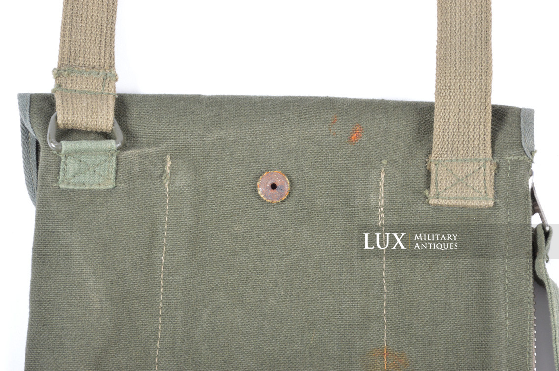 Early German paratrooper gas mask carrying bag, « AB » - photo 25