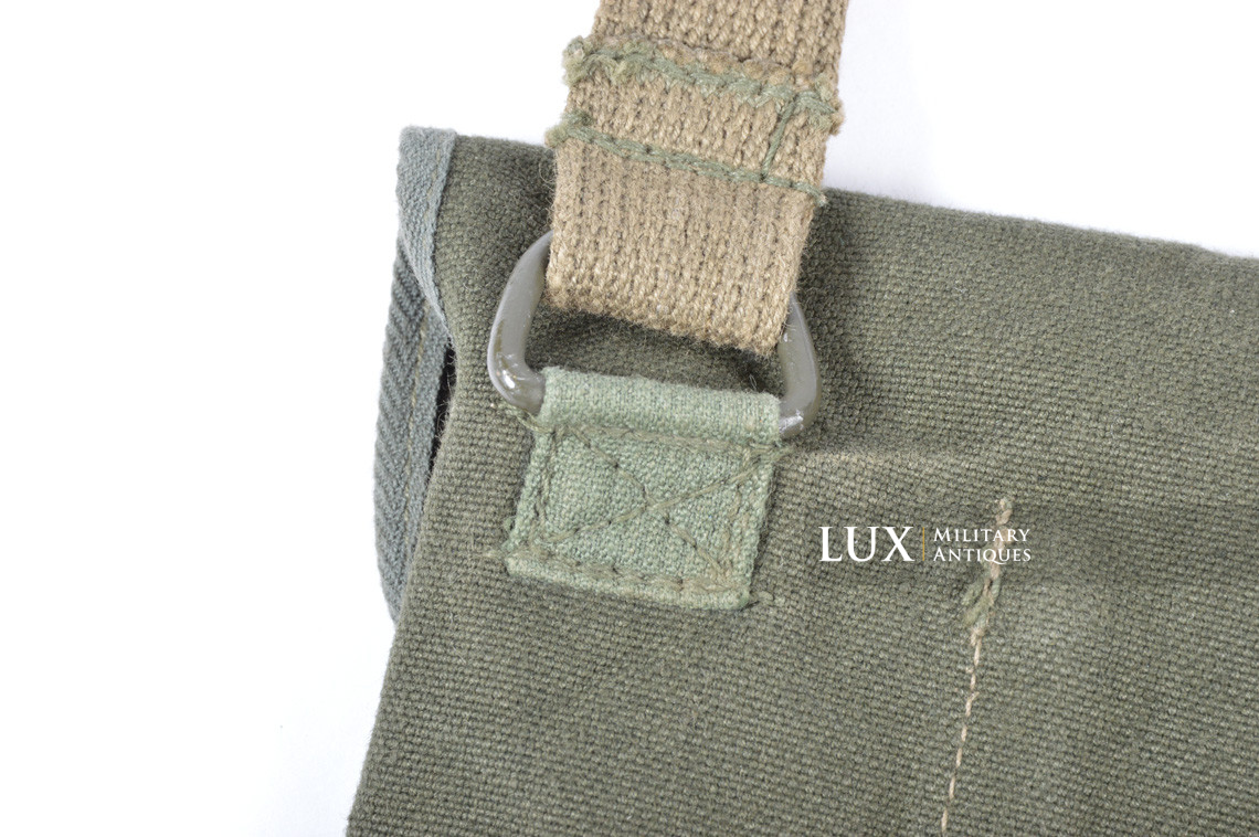 Early German paratrooper gas mask carrying bag, « AB » - photo 26
