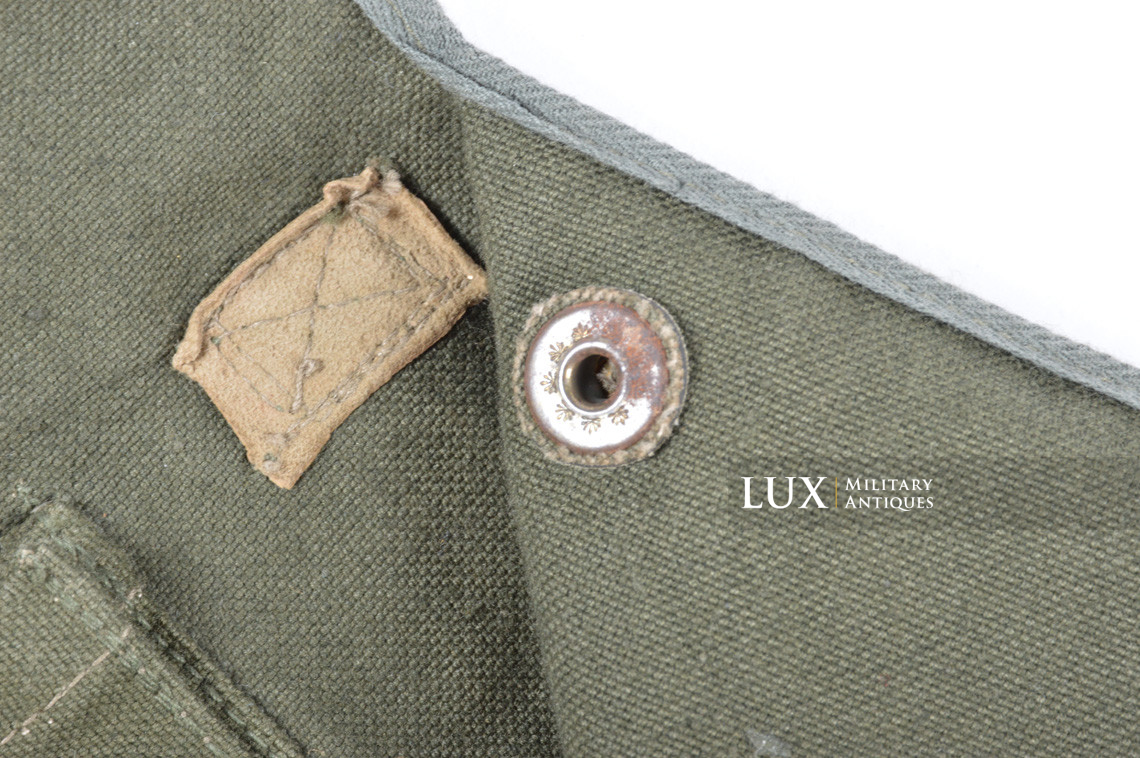 Early German paratrooper gas mask carrying bag, « AB » - photo 34