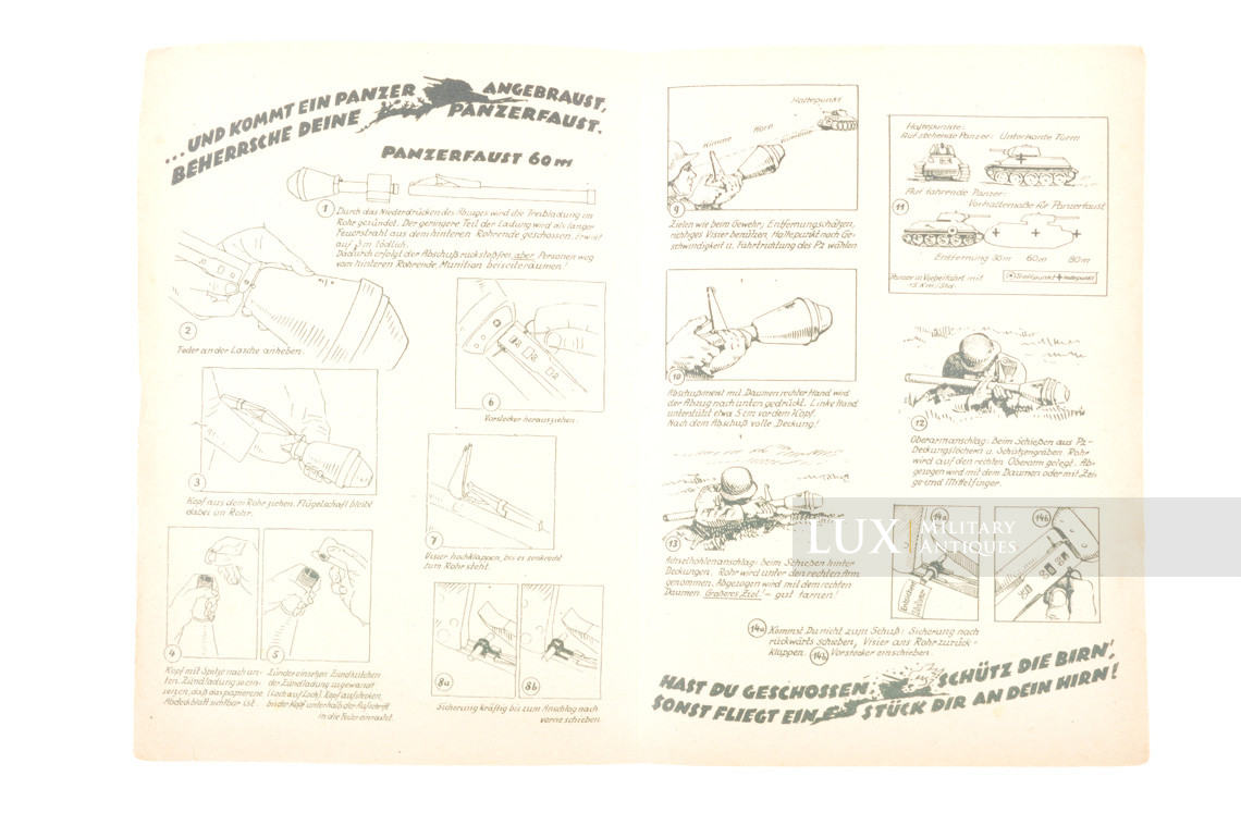 Livret d'instruction allemand « Panzerfaust » - photo 8