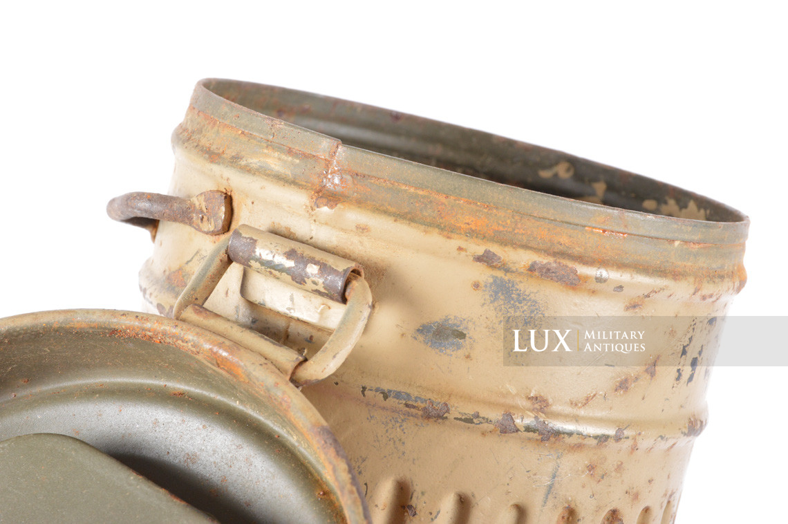 German gas mask canister in tan camouflage, « eph43 » - photo 26