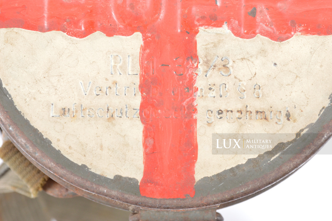 Boîtier de masque anti-gaz allemand AUER, « croix-rouge » - photo 16