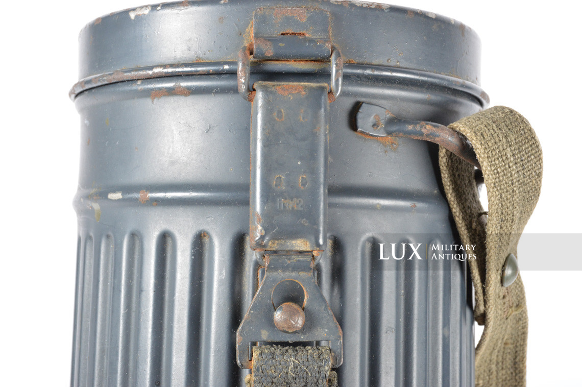 German Luftwaffe issued gas mask canister, « ebu42 » - photo 13