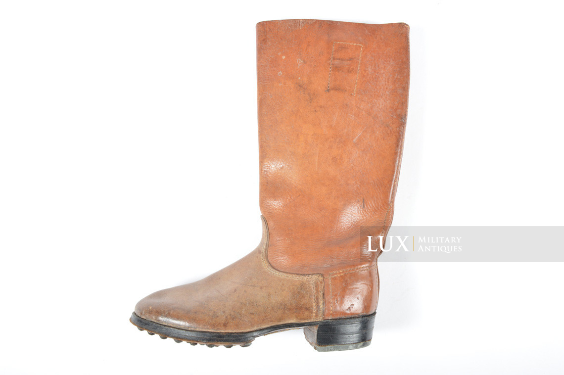 Early-war Luftwaffe issue brown jackboots, « 1939 » - photo 22