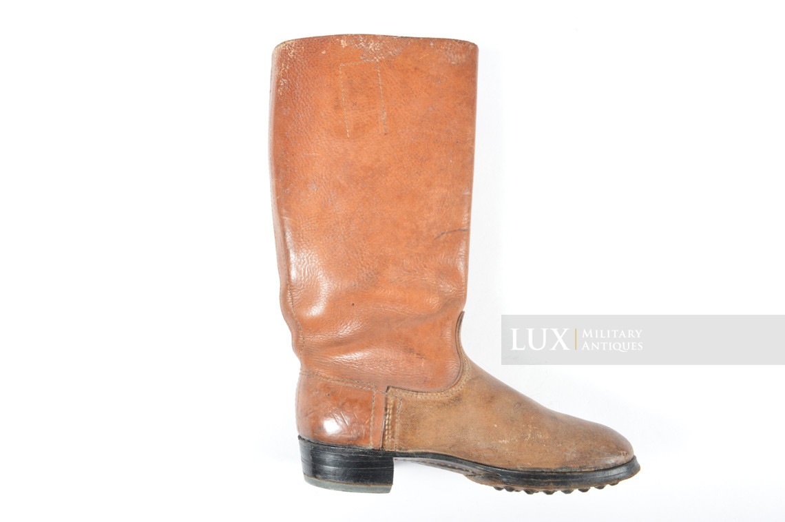 Early-war Luftwaffe issue brown jackboots, « 1939 » - photo 24