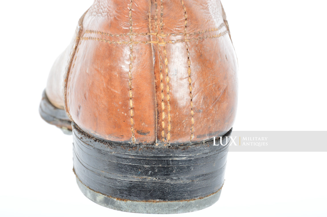 Early-war Luftwaffe issue brown jackboots, « 1939 » - photo 32