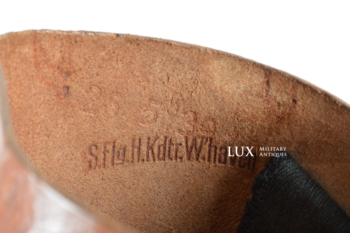 Bottes allemandes Luftwaffe début de guerre pour la troupe, « 1939 » - photo 34