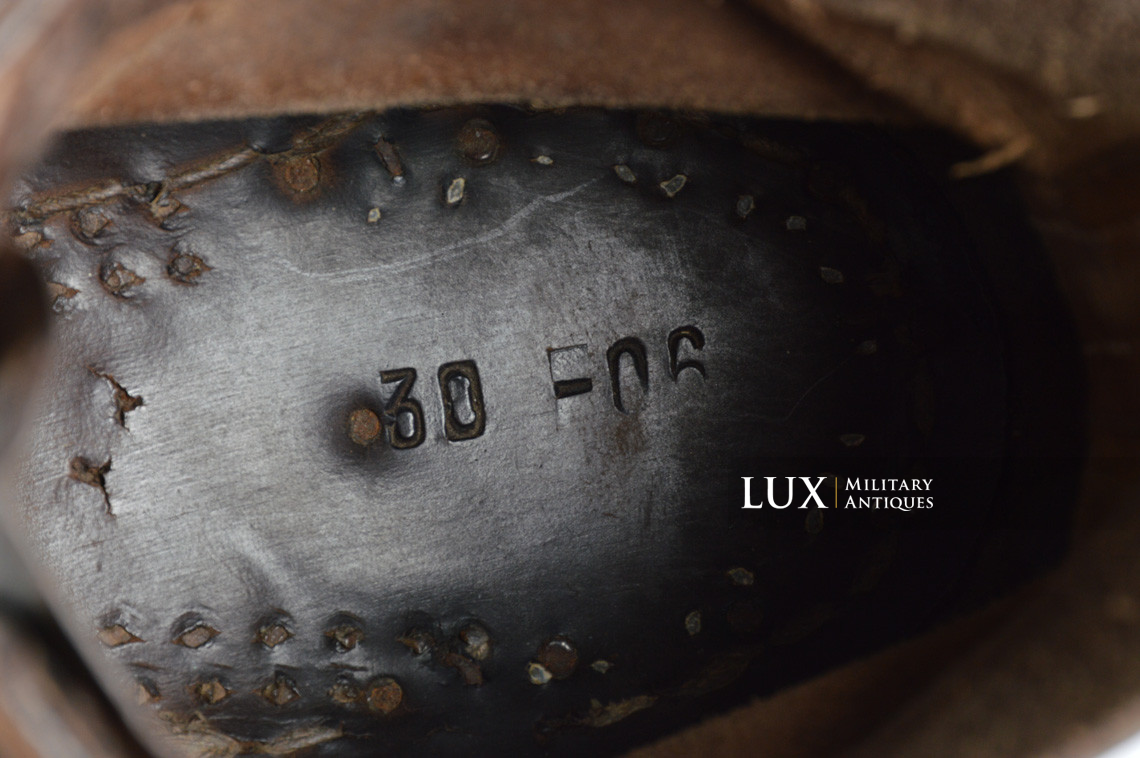 Early-war German low ankle combat boots, « R.F.V.I. » - photo 19