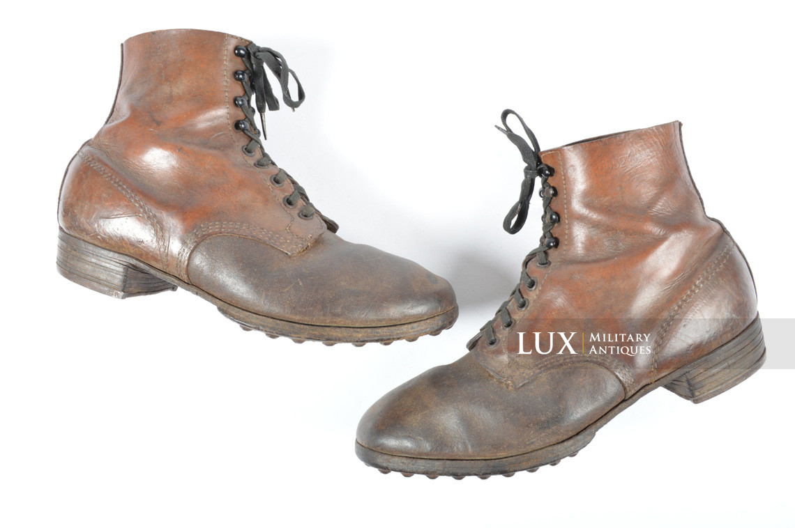 Early-war German low ankle combat boots, « R.F.V.I. » - photo 4