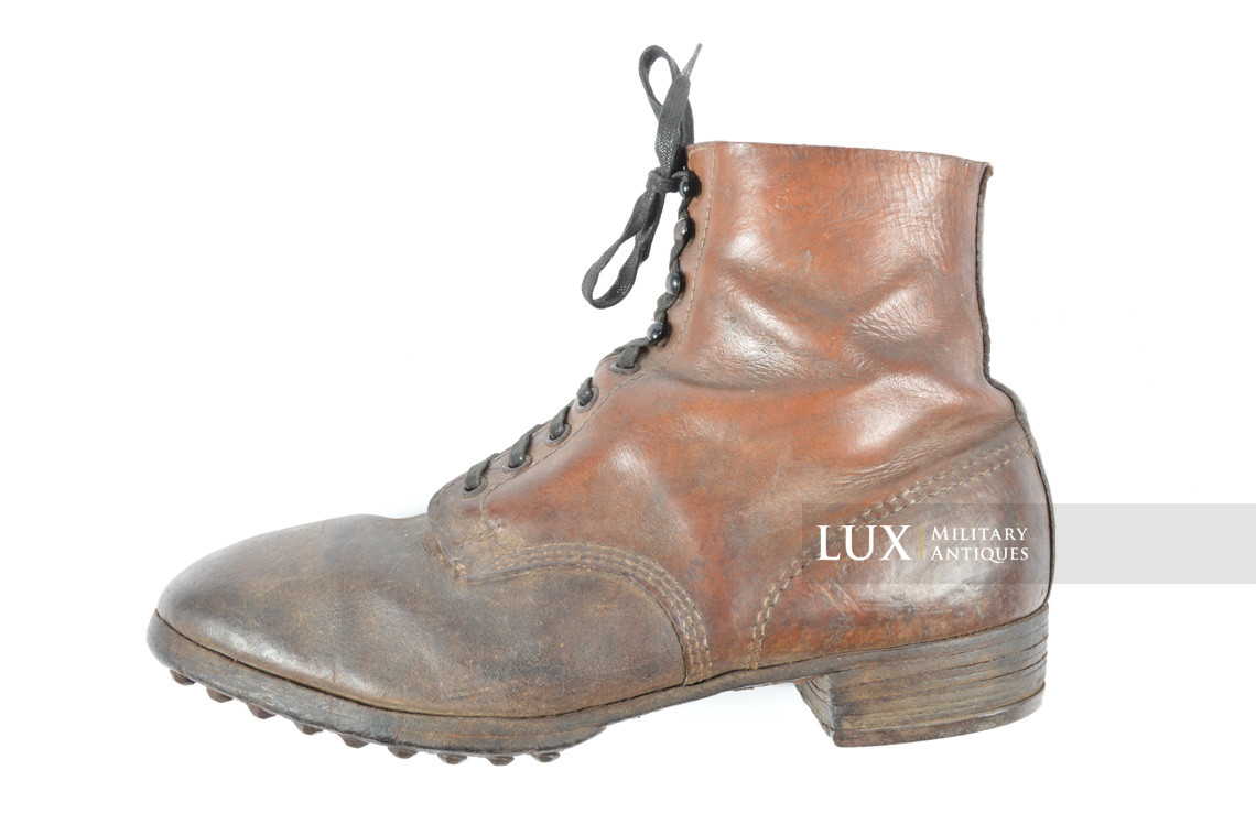 Early-war German low ankle combat boots, « R.F.V.I. » - photo 8