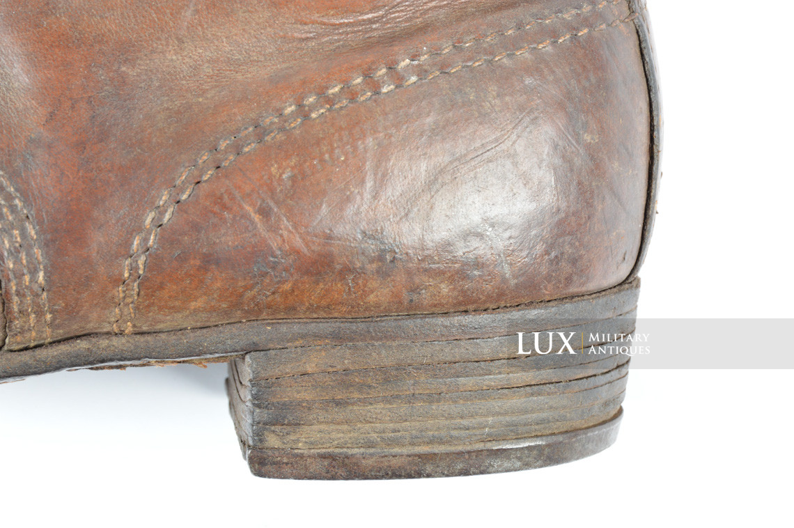 Early-war German low ankle combat boots, « R.F.V.I. » - photo 9