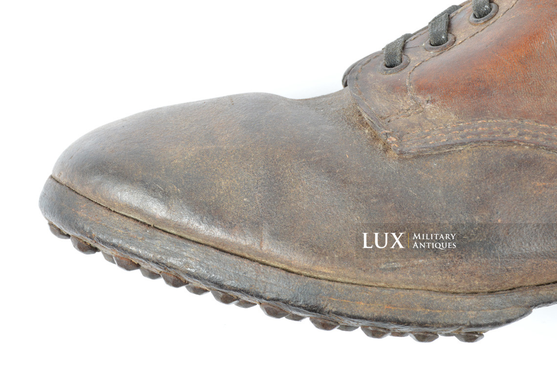Early-war German low ankle combat boots, « R.F.V.I. » - photo 10