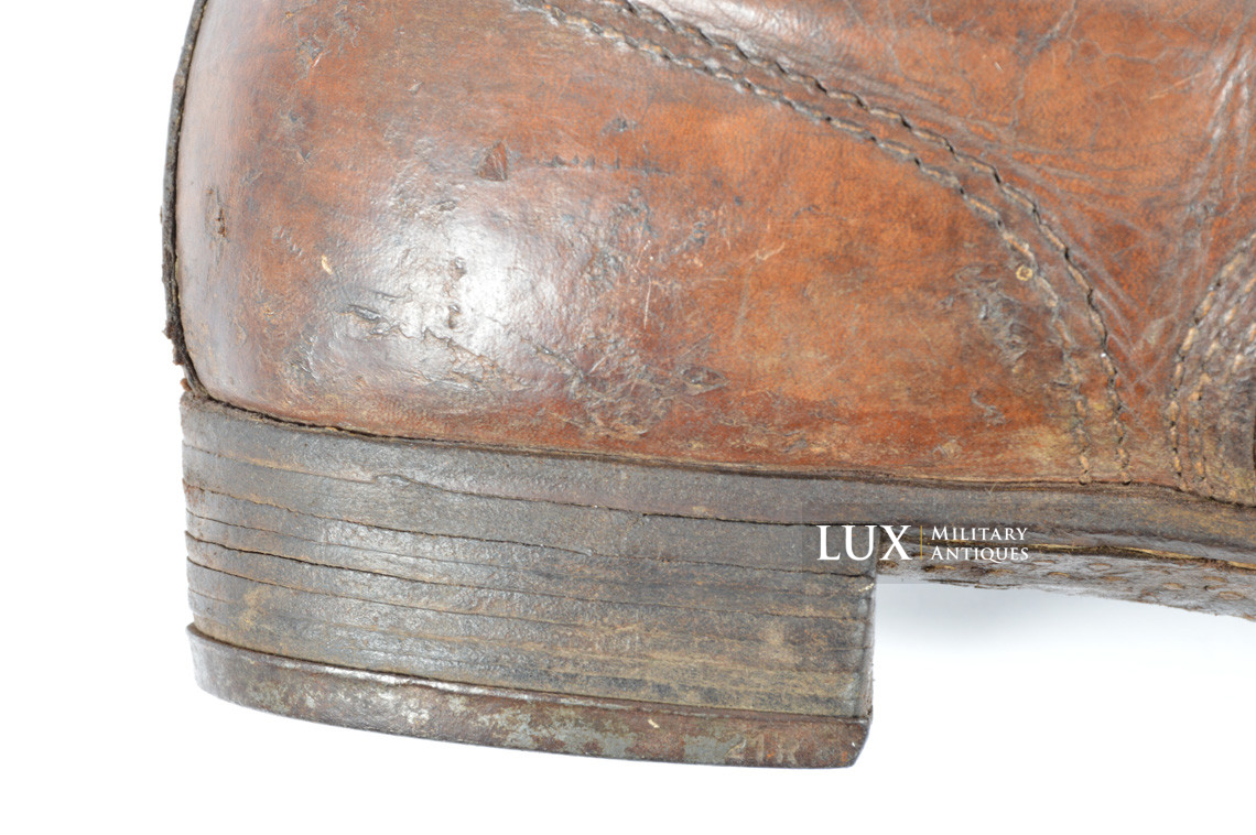 Early-war German low ankle combat boots, « R.F.V.I. » - photo 13