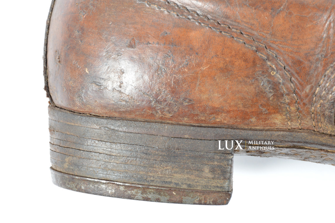 Early-war German low ankle combat boots, « R.F.V.I. » - photo 13