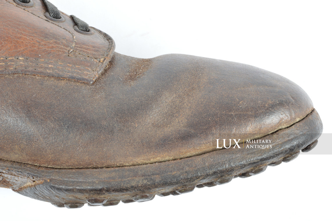 Early-war German low ankle combat boots, « R.F.V.I. » - photo 15
