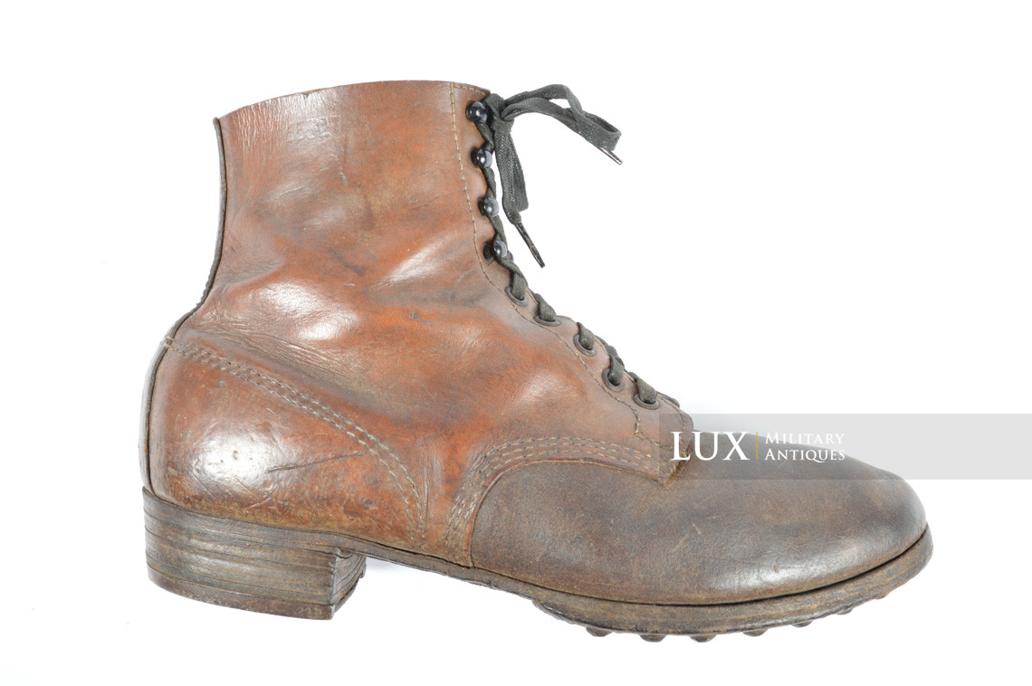 Early-war German low ankle combat boots, « R.F.V.I. » - photo 20