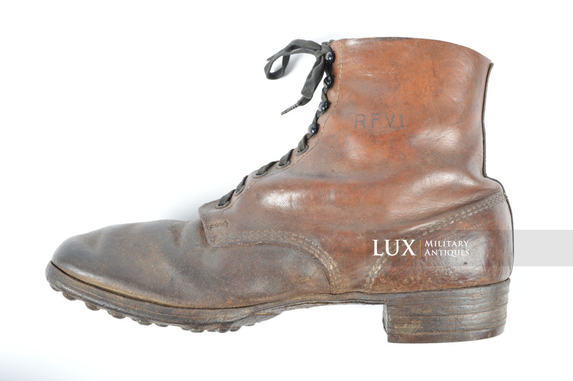 Early-war German low ankle combat boots, « R.F.V.I. » - photo 23