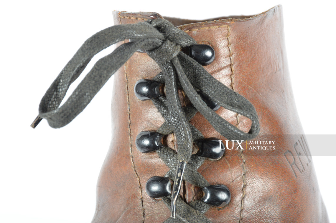 Early-war German low ankle combat boots, « R.F.V.I. » - photo 29