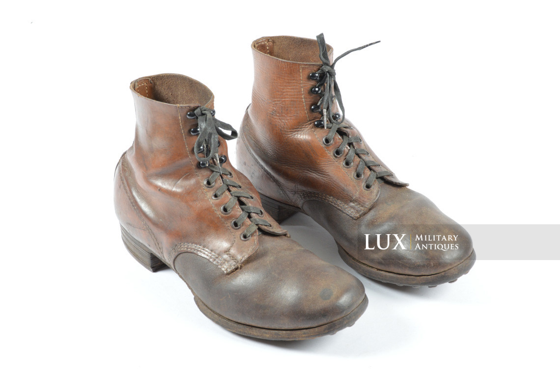 Early-war German low ankle combat boots, « R.F.V.I. » - photo 32