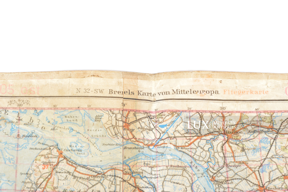 German Luftwaffe navigation map, « Fliegerkarte » - photo 8