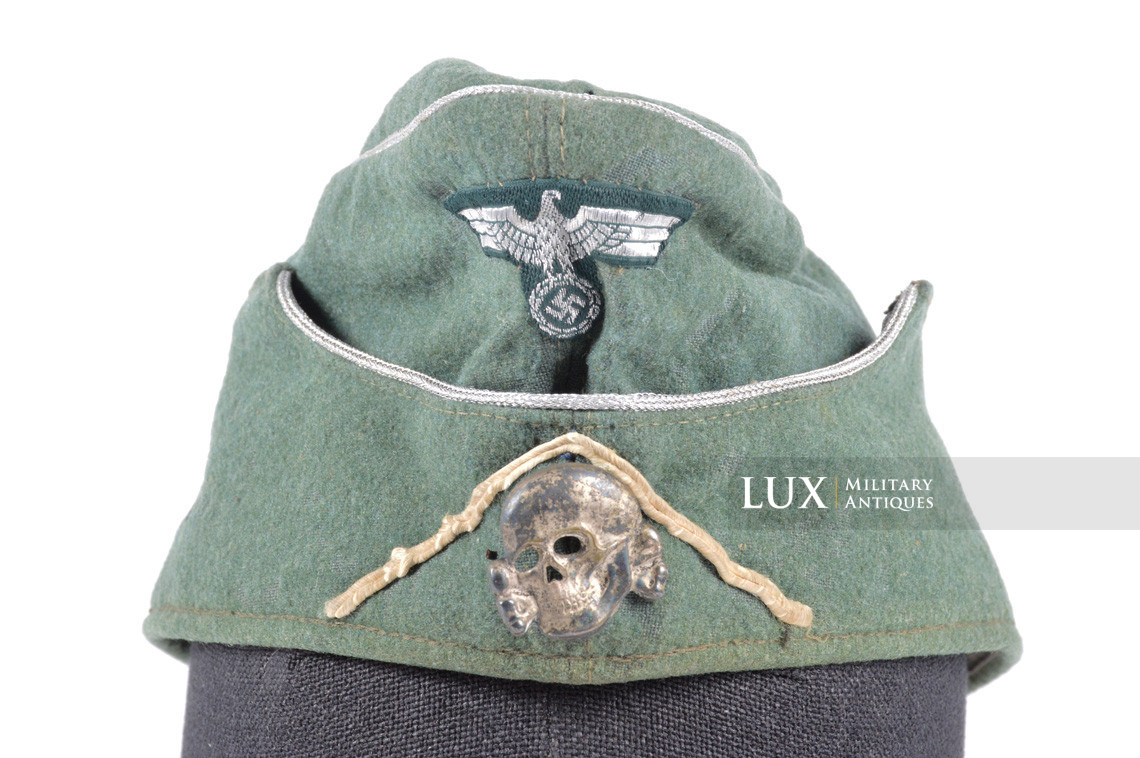 Waffen-SS officers overseas cap, « woodwork find » - photo 15