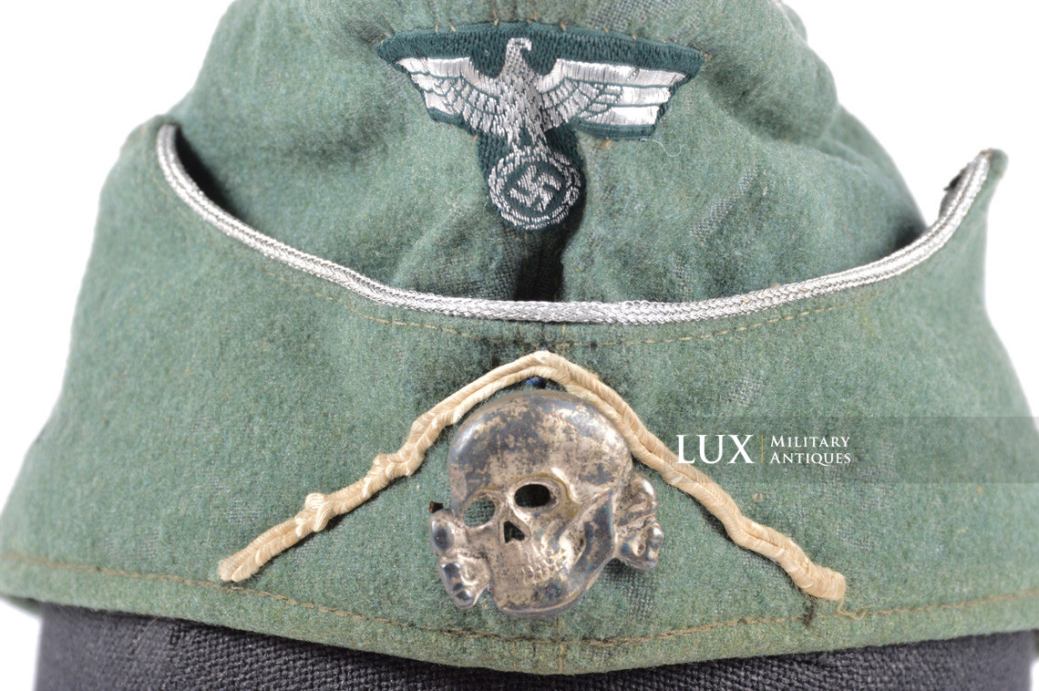 Waffen-SS officers overseas cap, « woodwork find » - photo 23