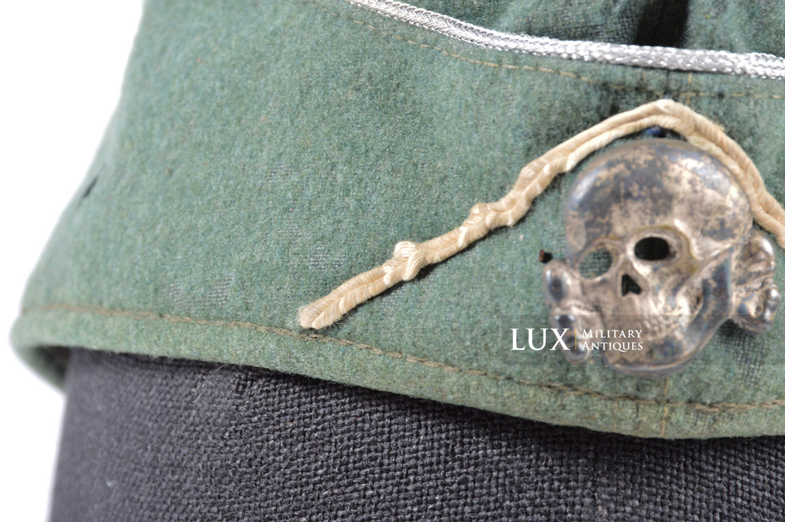 Waffen-SS officers overseas cap, « woodwork find » - photo 28