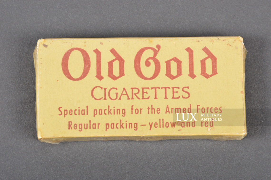 Paquet de cigarettes US de ration K, « Old Gold » - photo 8