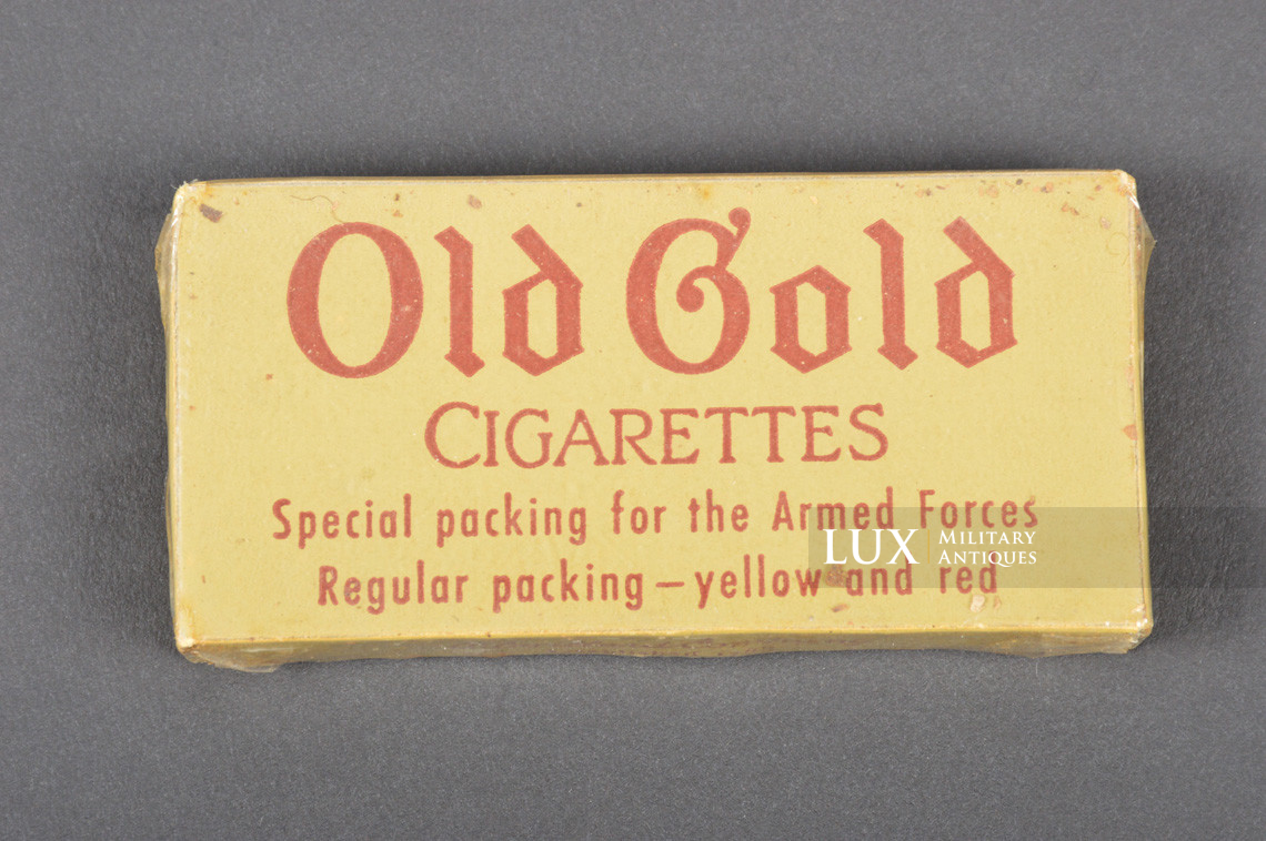US cigarette K ration pack, « Old Gold » - photo 8