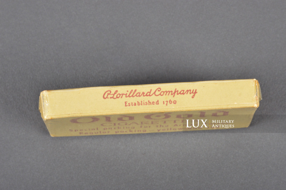 Paquet de cigarettes US de ration K, « Old Gold » - photo 9