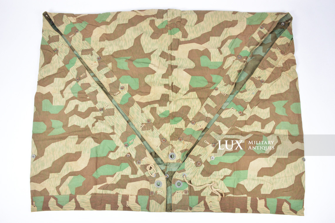 German Heer/Luftwaffe splinter camouflage shelter quarter/poncho « RF-Nr. / 1944 » - photo 18