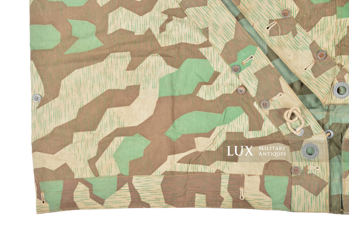 German Heer/Luftwaffe splinter camouflage shelter quarter/poncho « RF-Nr. / 1944 » - photo 19