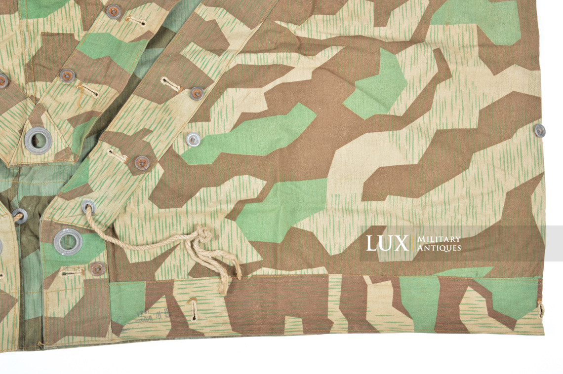 German Heer/Luftwaffe splinter camouflage shelter quarter/poncho « RF-Nr. / 1944 » - photo 22